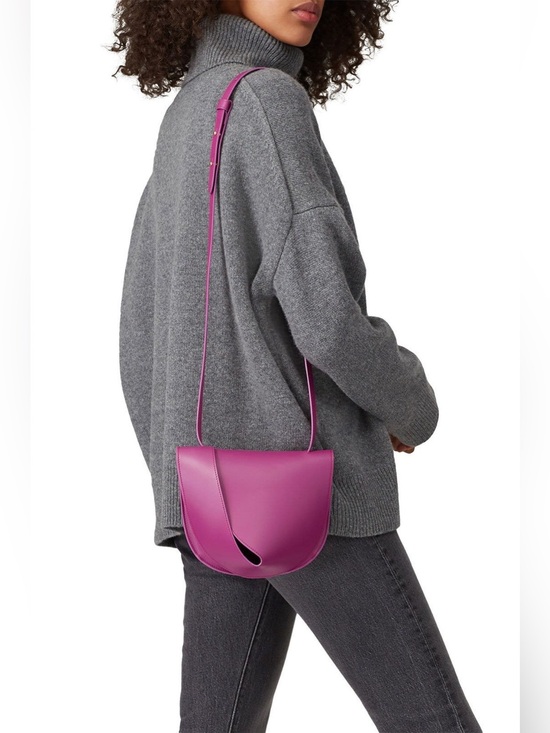 Giaquinto Handbags - GIAQUINTO Italian Designer Made in Italy Orchidea Candy Purple Crossbody Bag GUC
